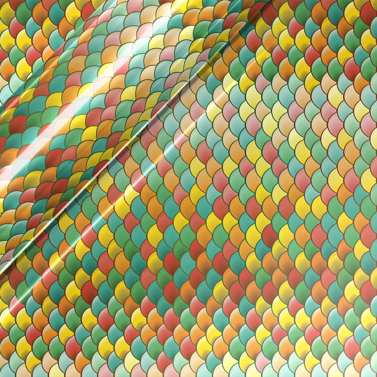 Siser® EasyPatterns® Plus Mermaid Scales Heat Transfer Vinyl
